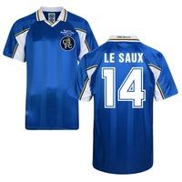 Score Draw Chelsea 1998 Home Shirt (Le Saux 14)