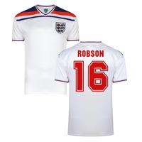 score draw england world cup 1982 home shirt robson 16