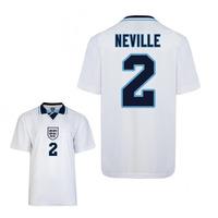 score draw england euro 1996 home shirt neville 2