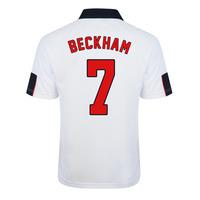 score draw england world cup 1998 home shirt beckham 7