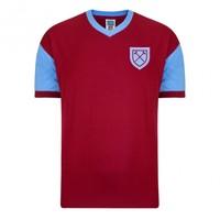 Score Draw West Ham 1958 No6 Home Shirt