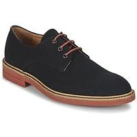 schmoove crew derby mens casual shoes in black
