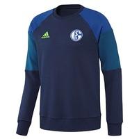 Schalke 04 Training Sweat Top - Dark Blue, Blue