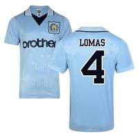 Score Draw Man City 1996 Home Shirt (Lomas 4)