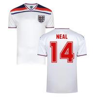 score draw england world cup 1982 home shirt neal 14