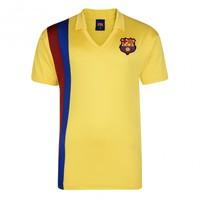 score draw barcelona 1982 away shirt