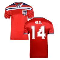 score draw england world cup 1982 away shirt neal 14