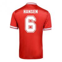 score draw liverpool 1982 home shirt hansen 6