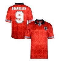 score draw england world cup 1990 away shirt beardsley 9