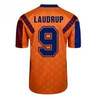 score draw barcelona 1992 away shirt laudrup 9