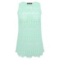 SCALLOP LACE VEST