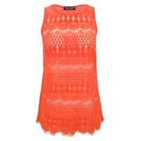 SCALLOP LACE VEST