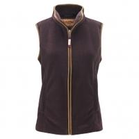 Schoffel Lyndon Ladies Fleece Gilet, Aubergine, 18