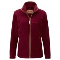 Schoffel Ladies Burley Fleece Jacket, Ruby, 18