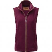 Schoffel Lyndon Ladies Fleece Gilet, Plum, 20