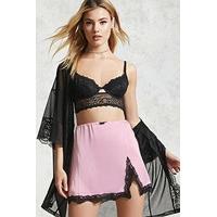 Scalloped Lace Mini Skirt