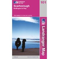 Scarborough - OS Landranger Map Sheet Number 101