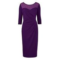 Scarlet & Jo Dobby Bodycon Dress