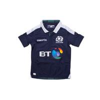 Scotland 2016/17 Home Kids S/S Replica Rugby Shirt