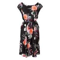 Scarlett & Jo Leaf Floral Tea Dress