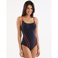 sculpture clearglow one piece navy and red