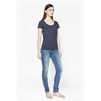 Scoop Neck Cotton T-Shirt