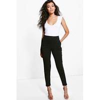 scuba super stretch skinny trousers black