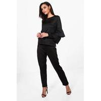 scuba skinny trouser black