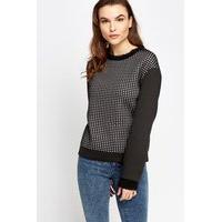 Scuba Insert Contrast Trim Jumper