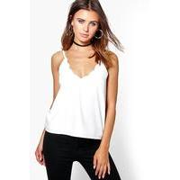 Scallop Edge Cami - white