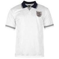 score draw retro england 1990 home shirt mens