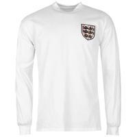 score draw retro england 1966 home shirt mens