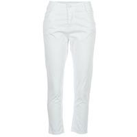 School Rag PARIS SATIN women\'s Cropped trousers in white