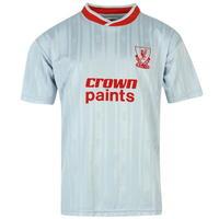 Score Draw Retro Liverpool 1987 Away Football Shirt Mens