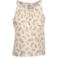 School Rag TOSIE women\'s Vest top in BEIGE