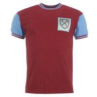 Score Draw West Ham 1966 Retro Home Football Shirt Mens