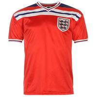 Score Draw Retro England 1982 Away Shirt Mens
