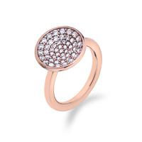 Scintilla Rose Gold Plated Sterling Silver Ring