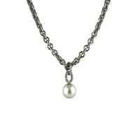 schoeffel pearl and diamond necklace