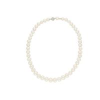 Schoeffel Pearl Palladium Clasp Necklace