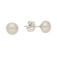 Schoeffel 18ct White Gold Pearl Stud Earrings