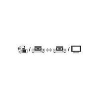 SCART / RCA / S-Video Adapter [1x SCART plug - 3x RCA socket (phono), S-Video socket]