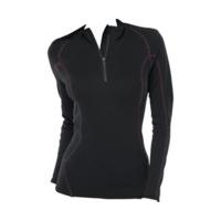 schiesser shirt long sleeve zipper thermo light ladies