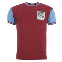 score draw west ham 1966 retro home football shirt mens