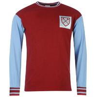 Score Draw Draw West Ham United 1966 Home Long Sleeve Shirt Mens