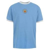 score draw retro manchester city 1970 home shirt mens