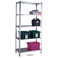 sd galvanised shelving 5 galvanised shelves 1981h x 900w x 300d