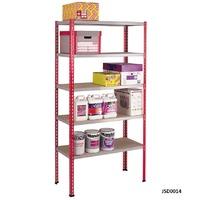 S/D Just Shelving - 2438h x 910w x 300d 6 Chipboard Shelves