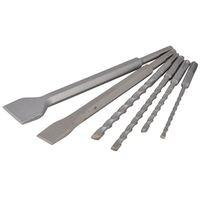 sds chisels drill bits set 6 piece