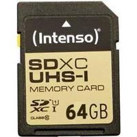 sdxc card 64 gb intenso premium class 10 uhs i